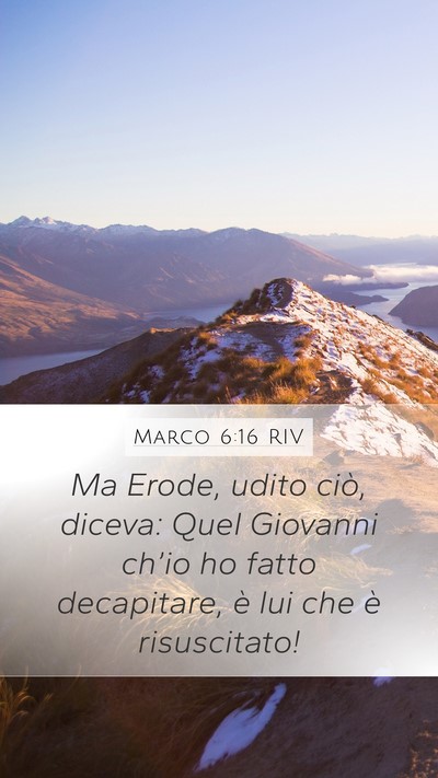 Marco 6:16 RIV Bible Verse Image