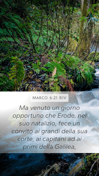 Marco 6:21 RIV Bible Verse Image