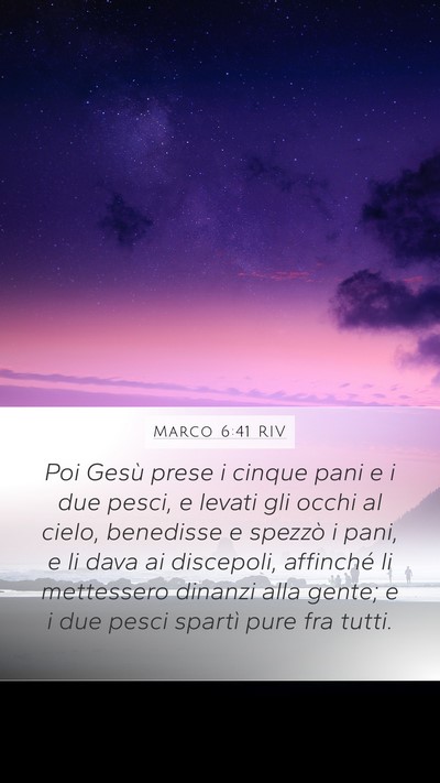 Marco 6:41 RIV Bible Verse Image