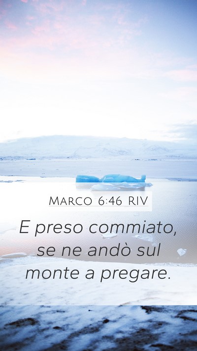 Marco 6:46 RIV Bible Verse Image