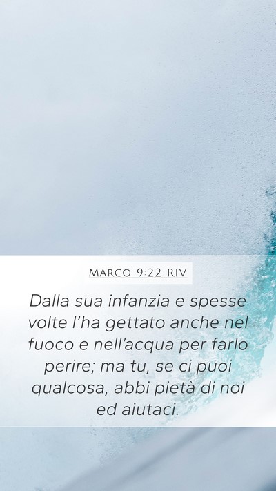 Marco 9:22 RIV Bible Verse Image