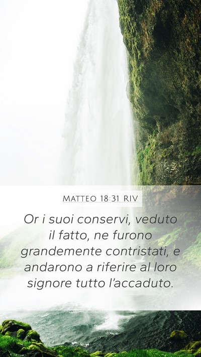 Matteo 18:31 RIV Bible Verse Image
