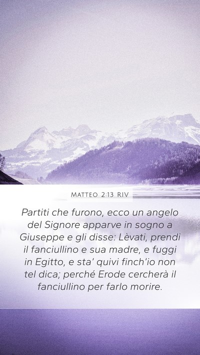 Matteo 2:13 RIV Bible Verse Image