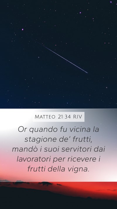 Matteo 21:34 RIV Bible Verse Image