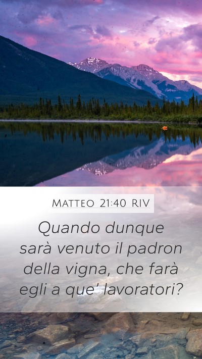 Matteo 21:40 RIV Bible Verse Image