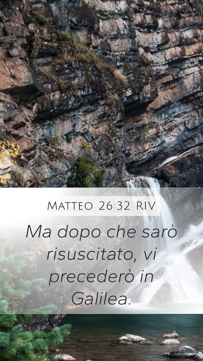 Matteo 26:32 RIV Bible Verse Image