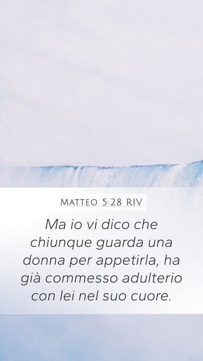 Matteo 5:28 RIV Bible Verse Image