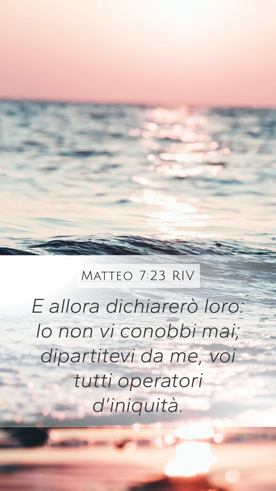 Matteo 7:23 RIV Bible Verse Image