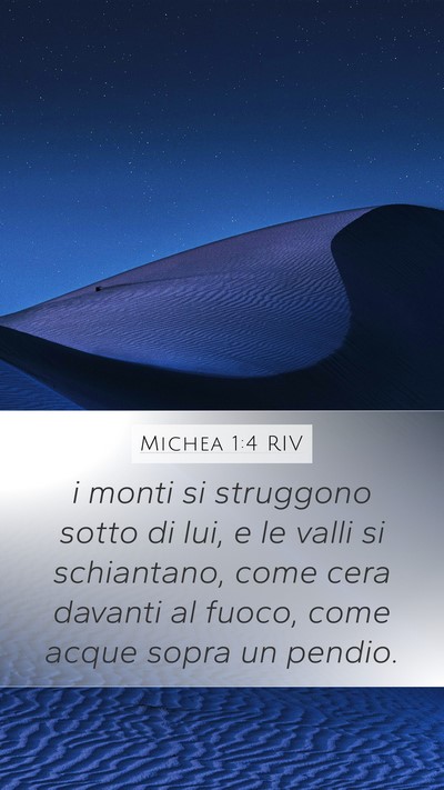 Michea 1:4 RIV Bible Verse Image