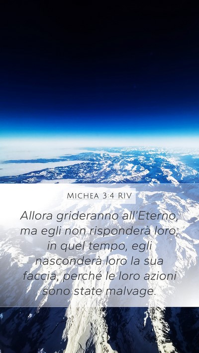 Michea 3:4 RIV Bible Verse Image