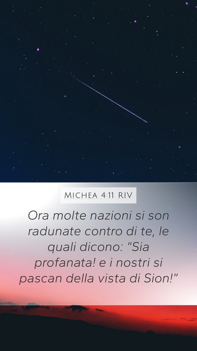 Michea 4:11 RIV Bible Verse Image