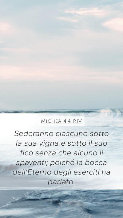 Michea 4:4 RIV Bible Verse Image