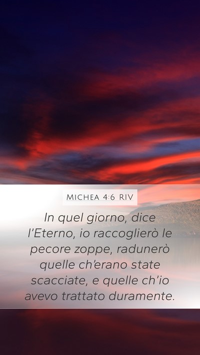 Michea 4:6 RIV Bible Verse Image