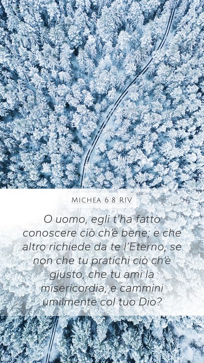 Michea 6:8 RIV Bible Verse Image