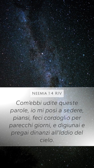 Neemia 1:4 RIV Bible Verse Image