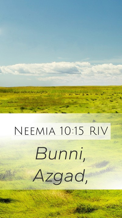 Neemia 10:15 RIV Bible Verse Image