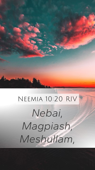 Neemia 10:20 RIV Bible Verse Image