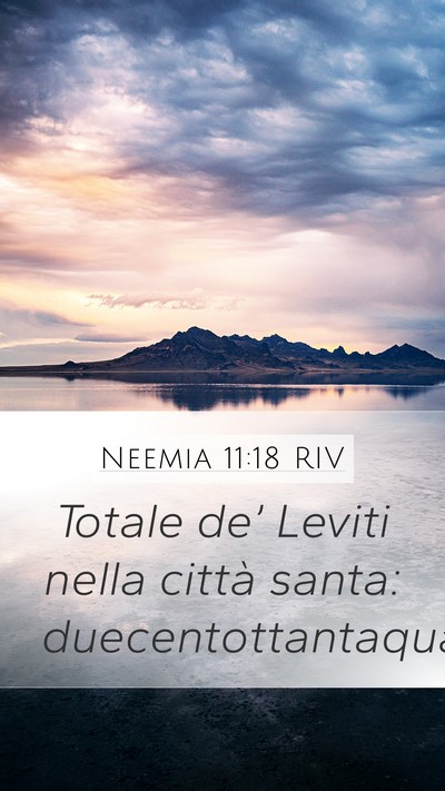 Neemia 11:18 RIV Bible Verse Image