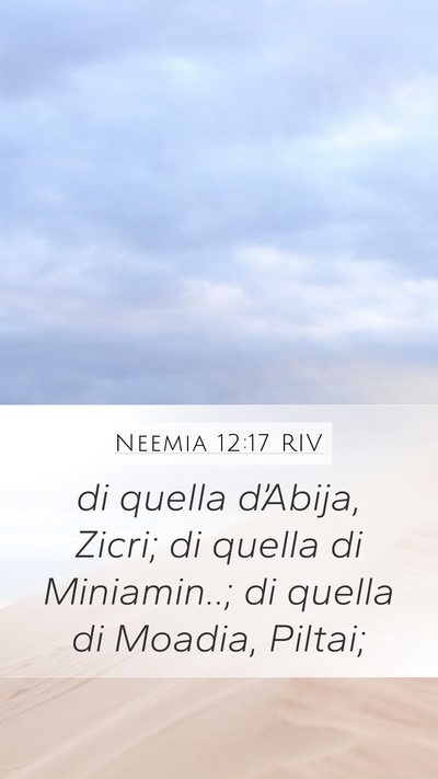 Neemia 12:17 RIV Bible Verse Image