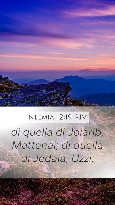 Neemia 12:19 RIV Bible Verse Image