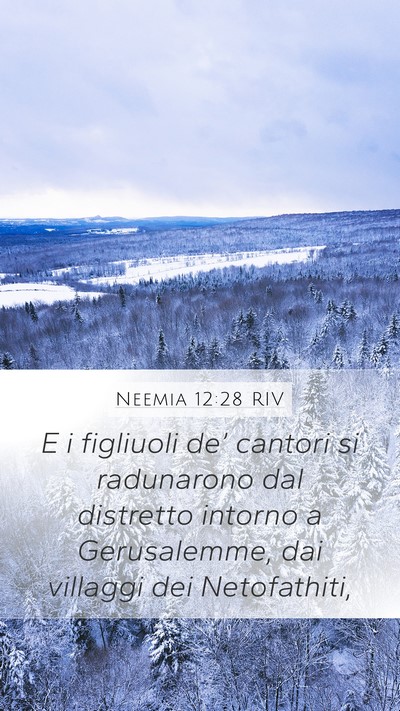 Neemia 12:28 RIV Bible Verse Image