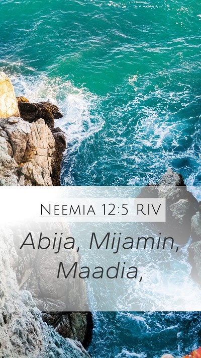 Neemia 12:5 RIV Bible Verse Image