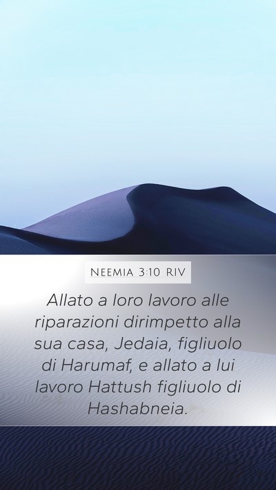 Neemia 3:10 RIV Bible Verse Image