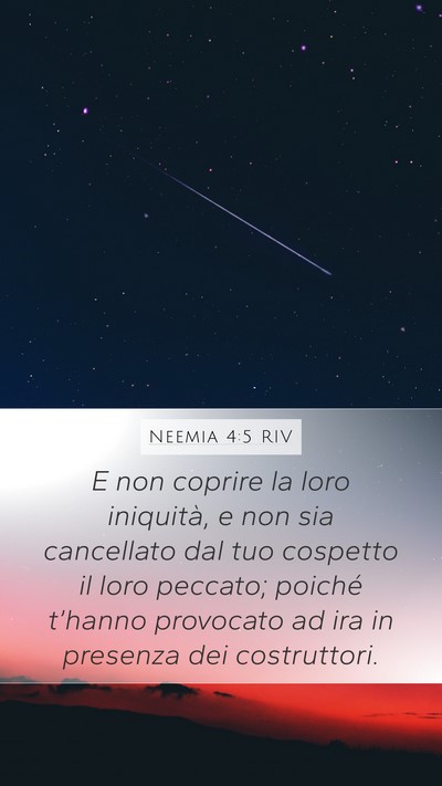 Neemia 4:5 RIV Bible Verse Image