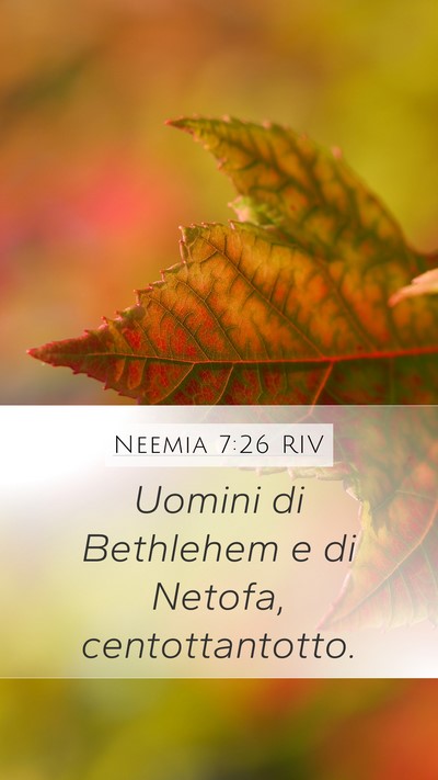 Neemia 7:26 RIV Bible Verse Image