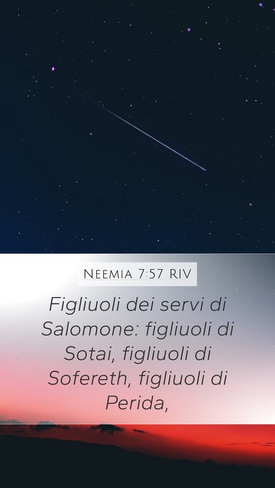 Neemia 7:57 RIV Mobile Phone Wallpaper - Figliuoli dei servi di Salomone: figliuoli di - Mobile Bible Verse Wallpaper