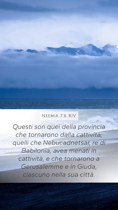 Neemia 7:6 RIV Bible Verse Image