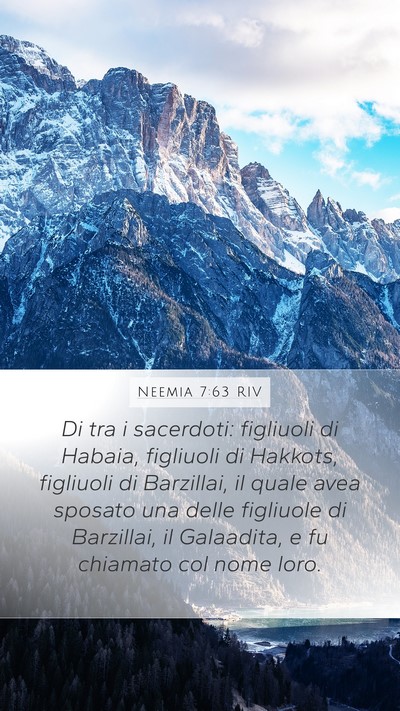 Neemia 7:63 RIV Bible Verse Image