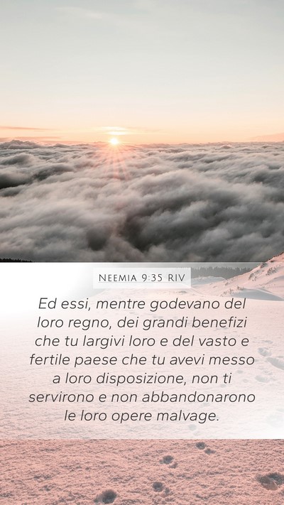 Neemia 9:35 RIV Bible Verse Image