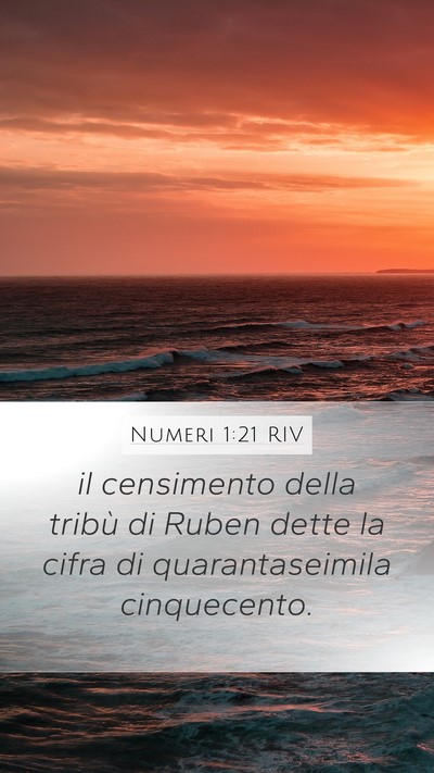 Numeri 1:21 RIV Bible Verse Image