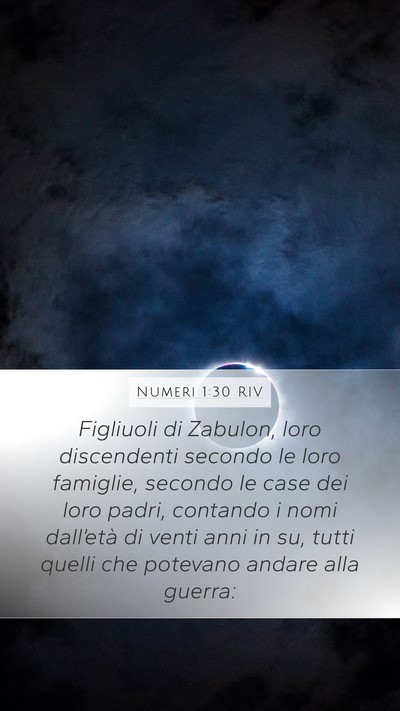 Numeri 1:30 RIV Bible Verse Image