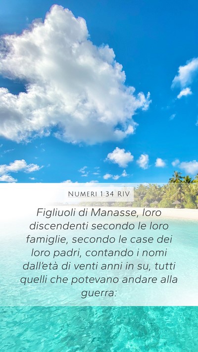 Numeri 1:34 RIV Bible Verse Image