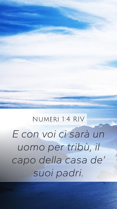 Numeri 1:4 RIV Bible Verse Image