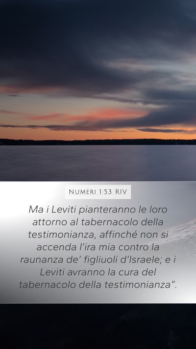 Numeri 1:53 RIV Bible Verse Image