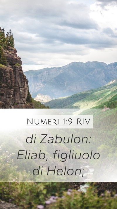 Numeri 1:9 RIV Bible Verse Image