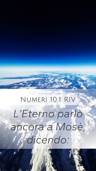 Numeri 10:1 RIV Bible Verse Image
