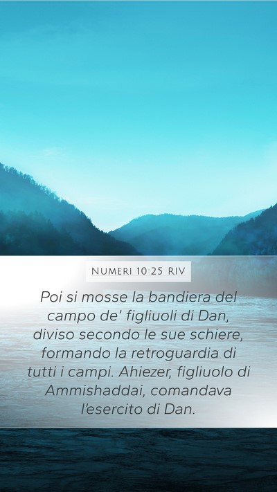 Numeri 10:25 RIV Bible Verse Image