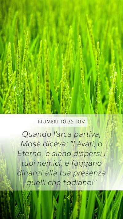 Numeri 10:35 RIV Bible Verse Image