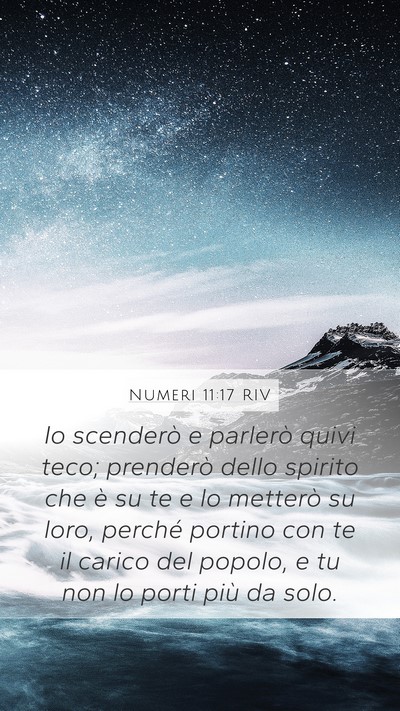 Numeri 11:17 RIV Bible Verse Image