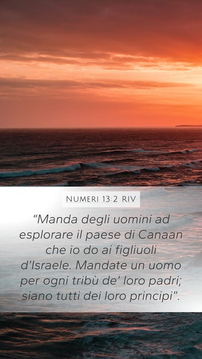 Numeri 13:2 RIV Bible Verse Image