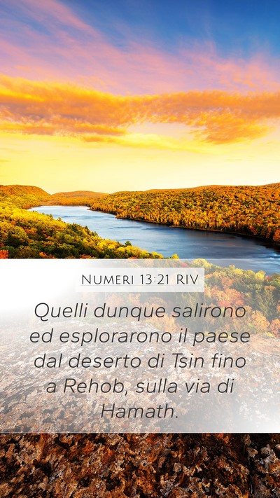 Numeri 13:21 RIV Bible Verse Image