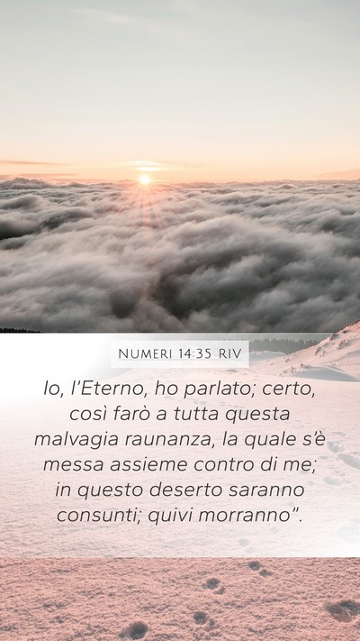 Numeri 14:35 RIV Bible Verse Image