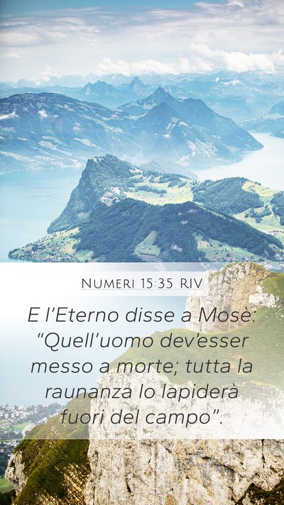 Numeri 15:35 RIV Bible Verse Image