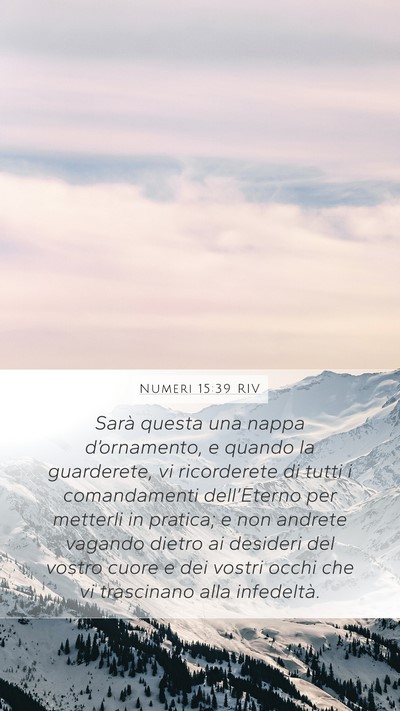 Numeri 15:39 RIV Bible Verse Image