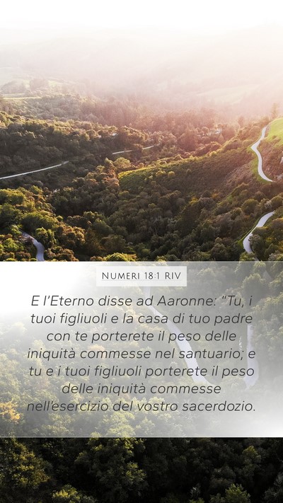 Numeri 18:1 RIV Bible Verse Image