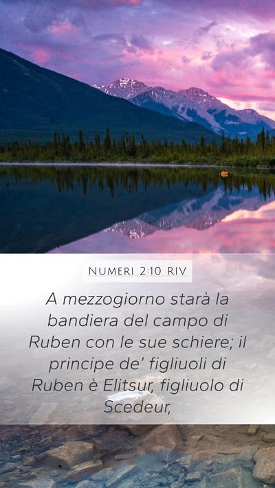 Numeri 2:10 RIV Bible Verse Image